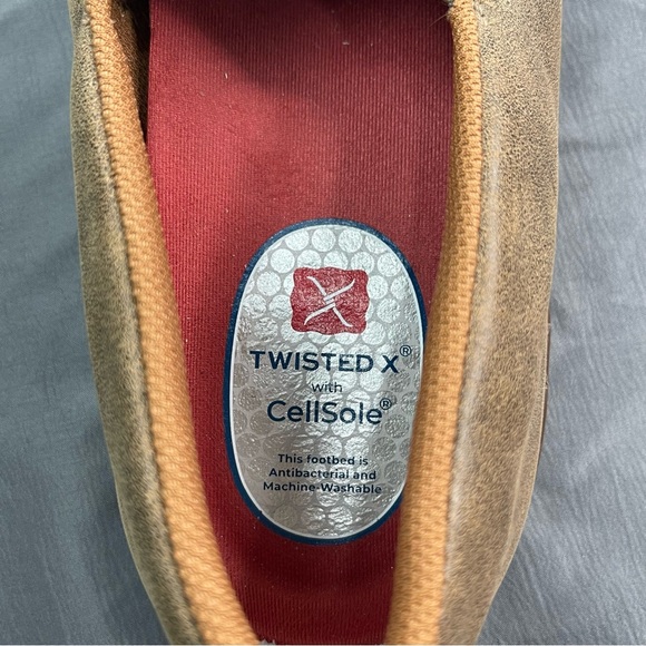 Twisted X MIE0001 Men's Brown Leather Slip-On Loafer Comfort Cushioned 10.5M - Picture 3 of 8